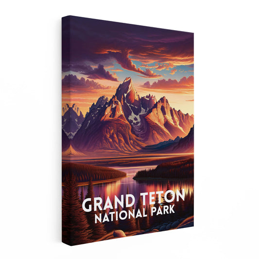 Grand Teton National Park Canvas Wall Art