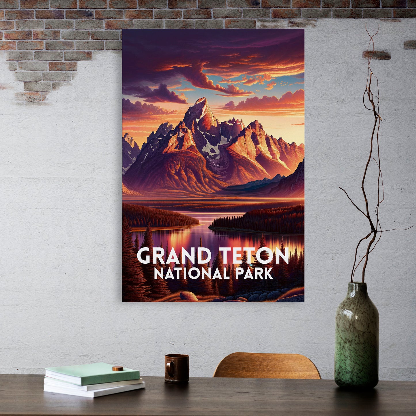 Grand Teton National Park Canvas Wall Art