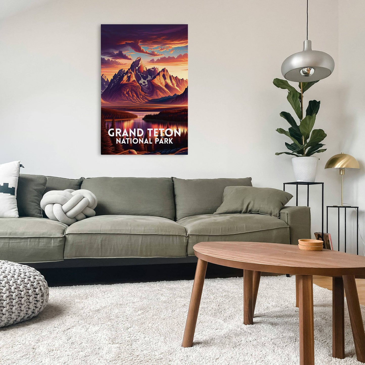 Grand Teton National Park Canvas Wall Art