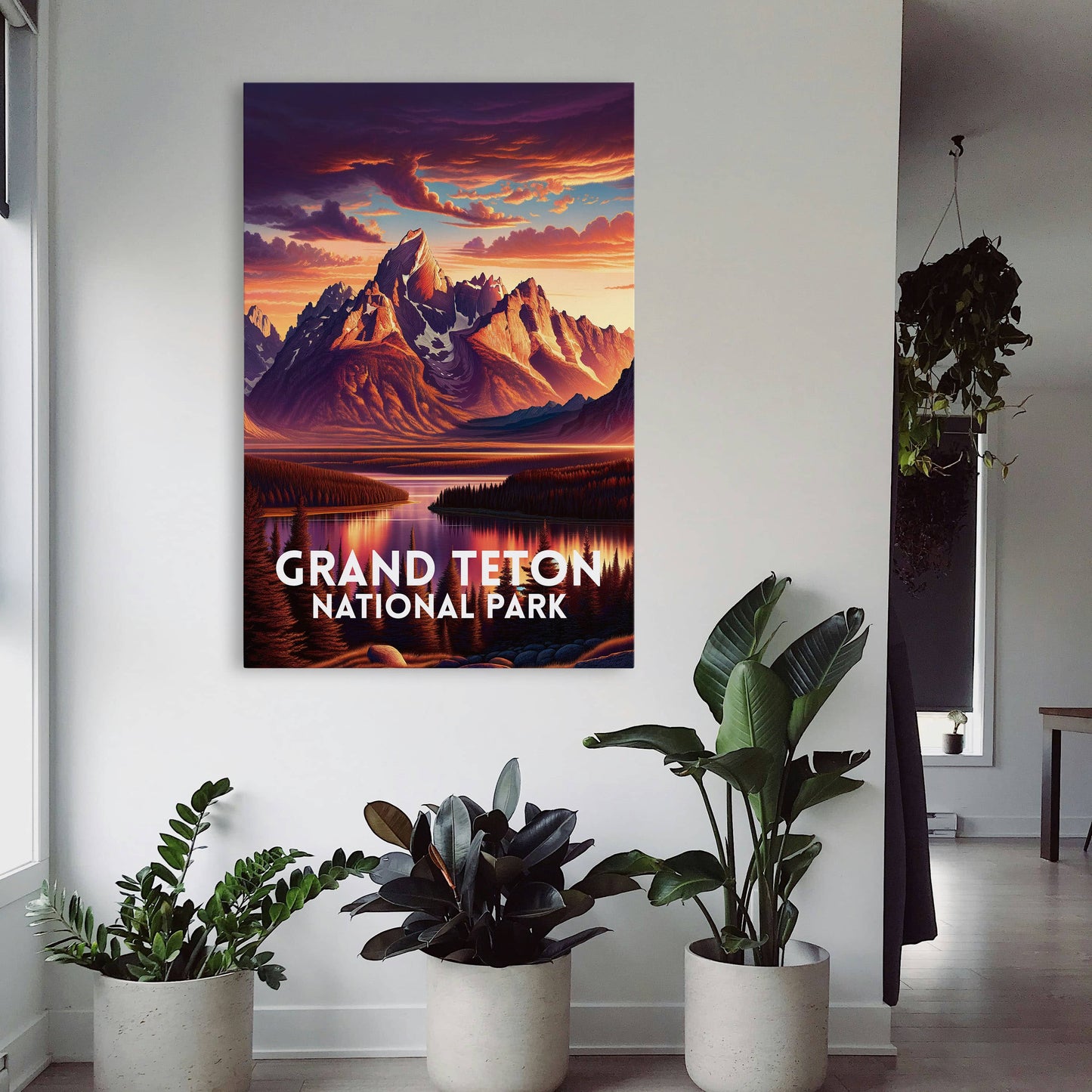 Grand Teton National Park Canvas Wall Art