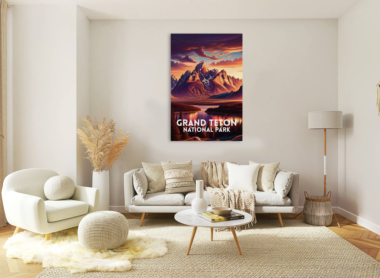 Grand Teton National Park Canvas Wall Art